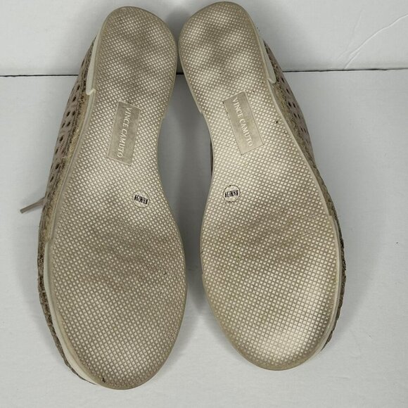 Vince Camuto Shoes Womens Size 8.5 Tipsy Taupe Theera Perforated Espadrille - Picture 7 of 8